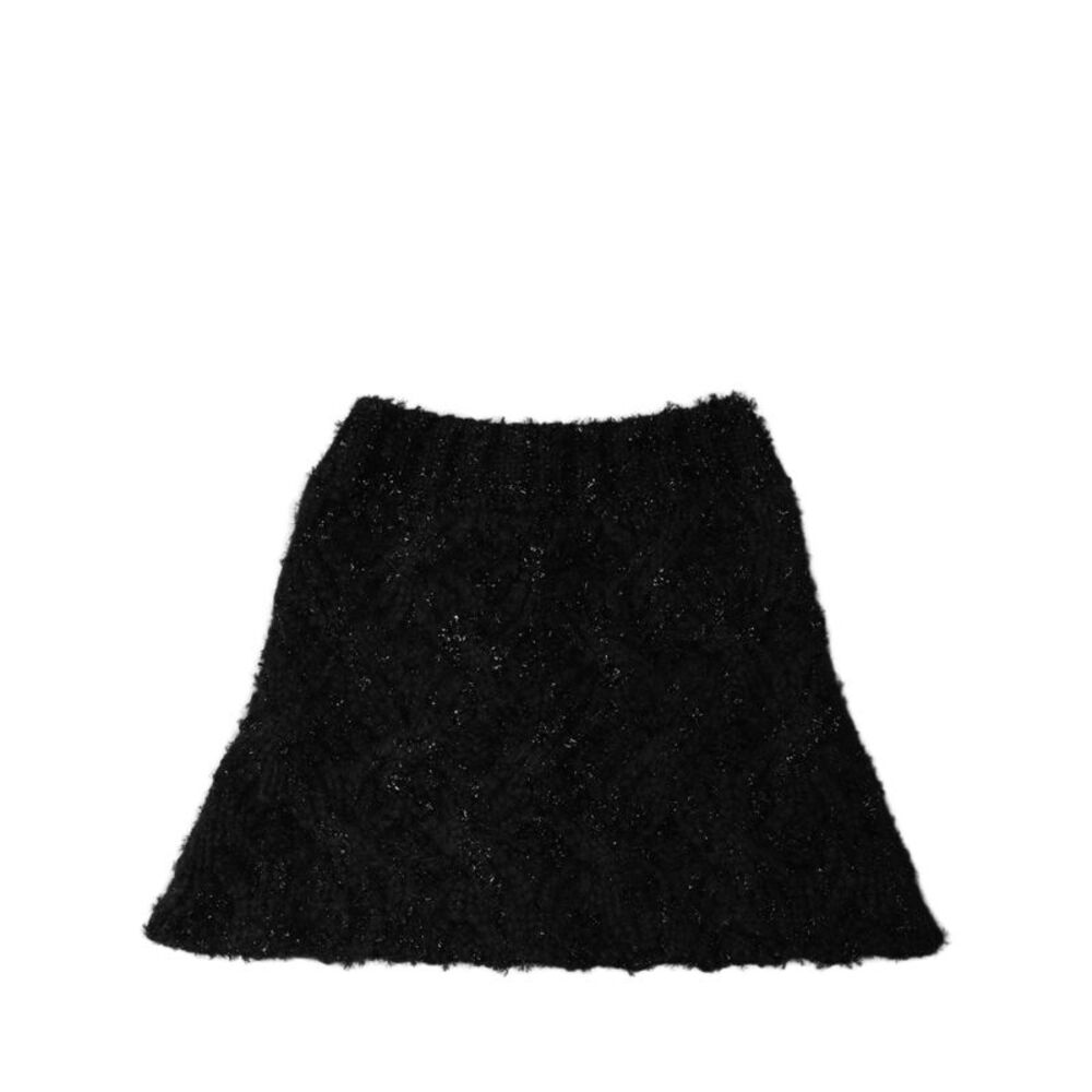 Dolce & Gabbana Men Black Cashmere Knitted Neck Warmer Men's Scarf